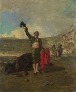 Mariano Fortuny y Marsal The Bull-Fighters Salute painting